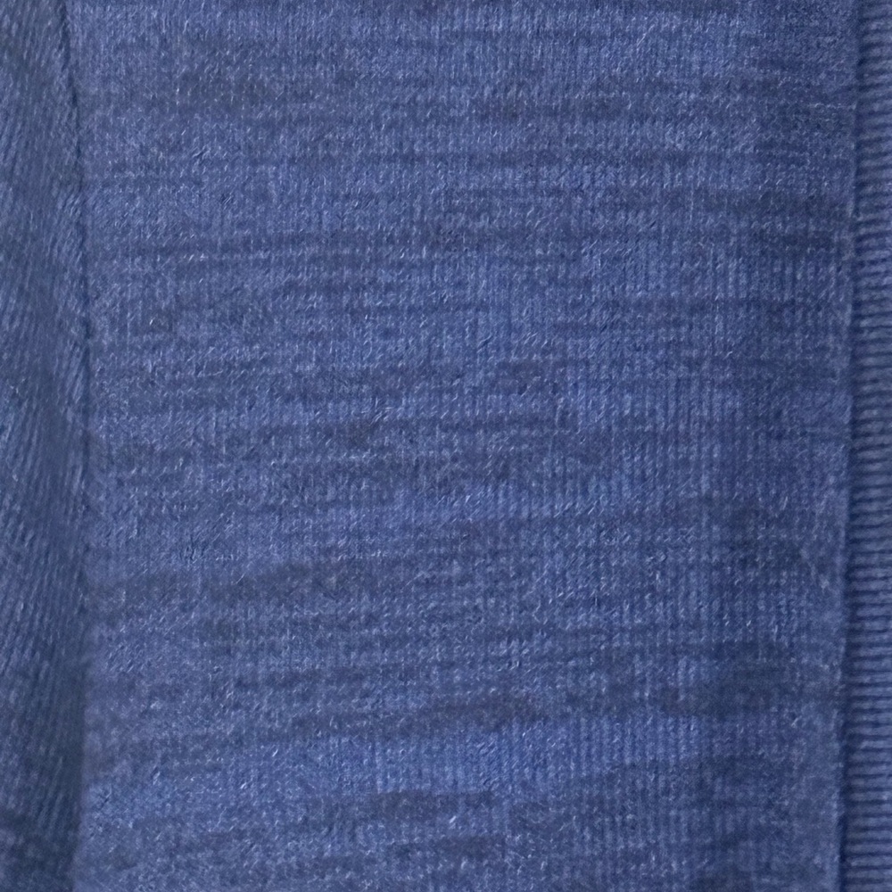 Charter Club Navy Open Cardigan with Sleeve Tie Accent - Picture 3 of 6